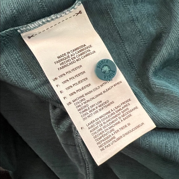 Prince Men's XXL Teal Heather 3 Button Shirt - Picture 5 of 5